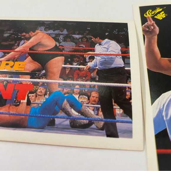 Andre the giant collectable trading cards-3 great condition 1990’s - Picture 7 of 10